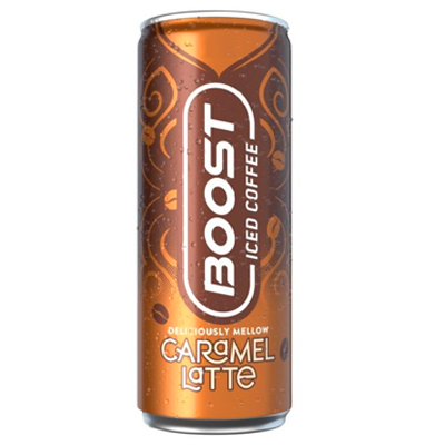 Boost Iced Coffee Caramel Latte