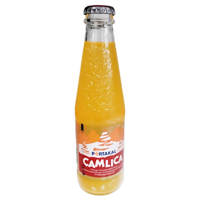 portakal camlica orange flavoured soft drink