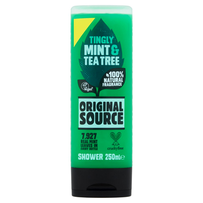 original source tingly mint & tea tree shower gel