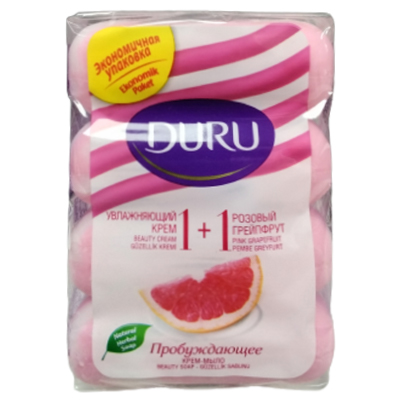 Duru Guzellik Sabunu Soft Sensations Pembe Greyfurt 4 Pack