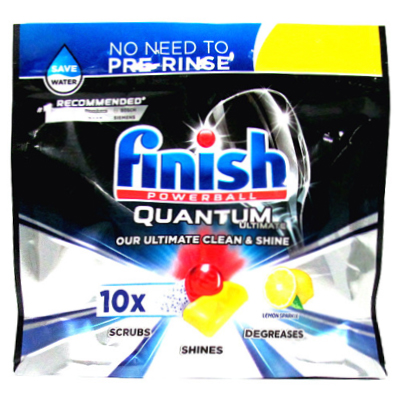 Finish Quantum Dishwasher Tabs Ultra Lemon