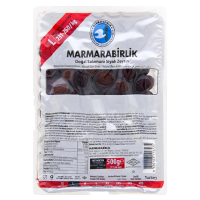 Marmarabirlik Natural Black Olives