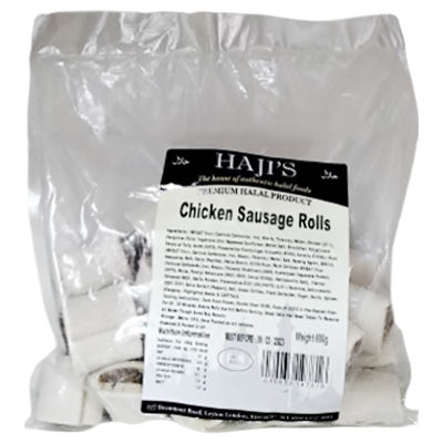 Hajis Chicken Sausage Rolls