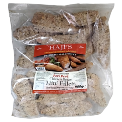 Hajis Crispy Peri Peri Chicken Breast Mini Fillets