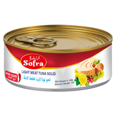 Sofra Light Meat Tuna Solid with Chilli