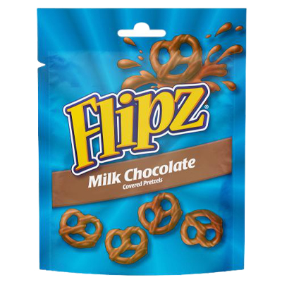 Flipz Milk Chocolate Covered Pretzels