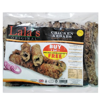 Lalas Chicken Kebabs