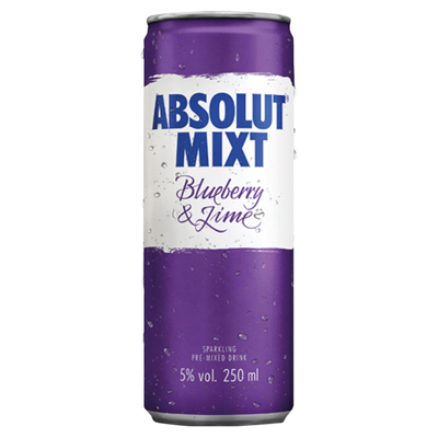 Absolut Mixt Blueberry & Lime Mixed