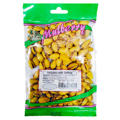 Mulberry Pistachios With Saffron