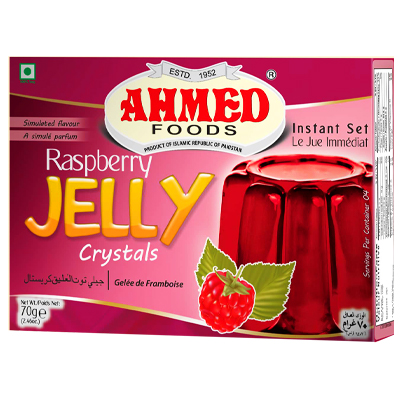 Ahmed foods raspberry jelly crystals