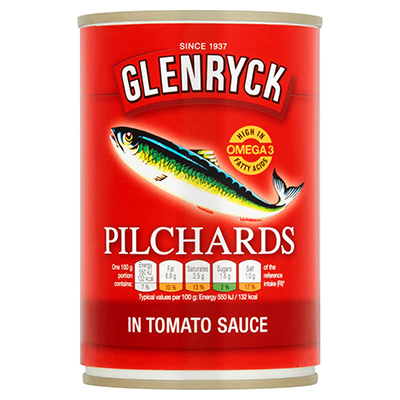 Glenryck Pilchards In Tomato Sauce