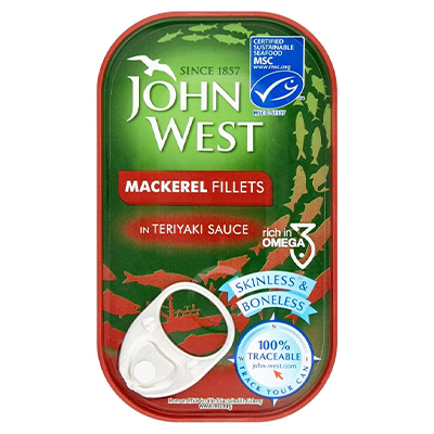 John West Mackerel Fillets Teriyaki