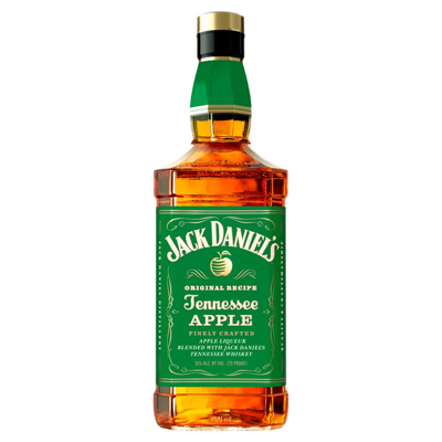 Jack Daniels Tennessee Whiskey Blended With Apple