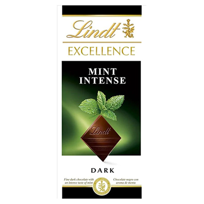 Lindt Excellence Mint Intense Dark Chocolate