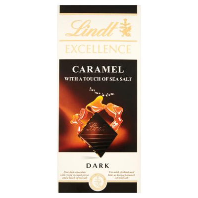 Lindt Dark Caramel Sea Salt Chocolate