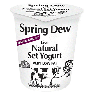 Spring Dew Live Natural Set Yogurt