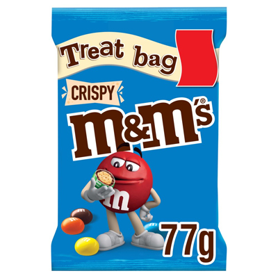 M&ms Crispy Chocolate Treat Bag