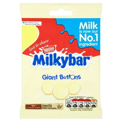 Milkybar White Chocolate Giant Buttons Sharing Bag