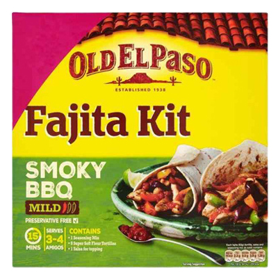 Old El Paso Bbq Fajita Kit