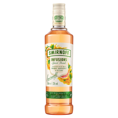 Smirnoff Infusions Orange Grapefruit and Bitters Flavoured Spirit Drink