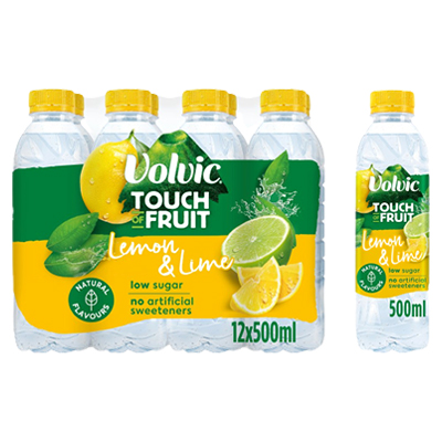 Volvic Touch of Fruit Low Sugar Lemon And Lime