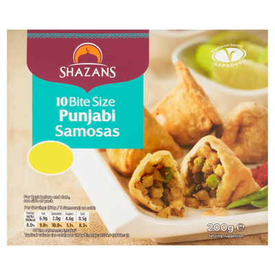 Shazans 10 Bite Size Punjabi Samosas