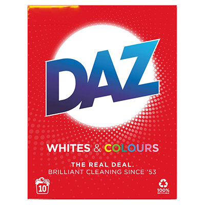 Daz Washing Powder Whites & Colours 10 Washes