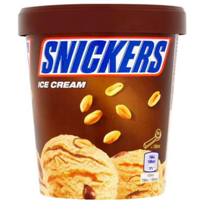 Snickers Ice Cream Tub