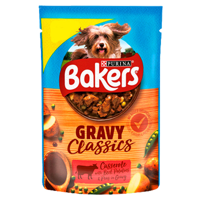 Bakers Gravy Classics Dog Food Beef