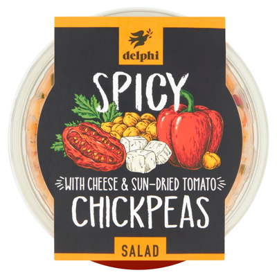 Delphi Spicy with Cheese & Sun-Dried Tomato Chickpeas Salad