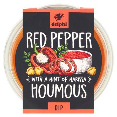 Delphi Chargrilled Red Pepper Houmous Dip