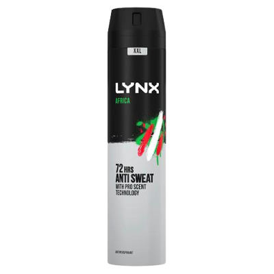 Lynx Africa Anti-Perspirant Deodorant Spray For Men