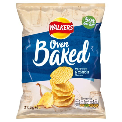 Walkers Oven Baked Cheese & Onion Snacks