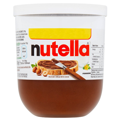 Nutella Hazelnut spread with cocoa