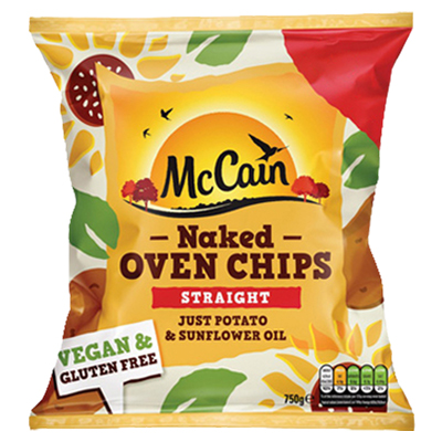 Mccain Naked Oven Chips Straight