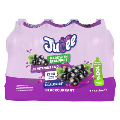 Jucee No Added Sugar Blackcurrant Cordial