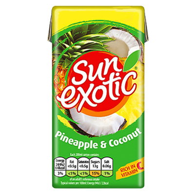 Sun Exotic Pineapple & Coconut Juice