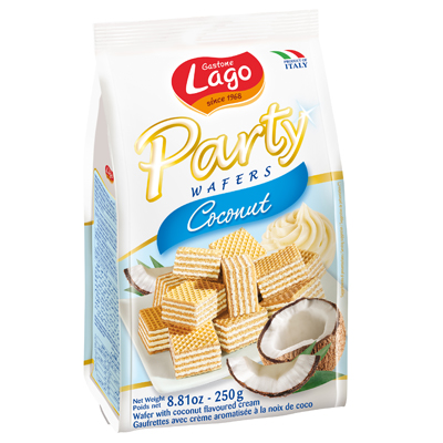 Gastone lago party wafers coconut