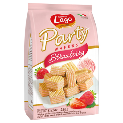 Party Wafers Strawberry