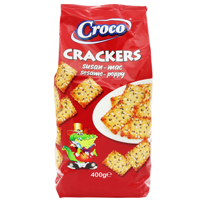 Croco Crackers With Sesame