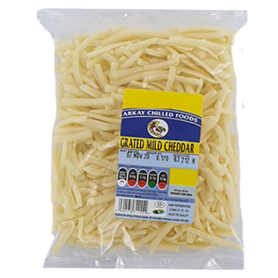 Arkay Foods Grated Mild Cheddar