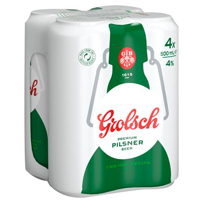 Grolsch Premium Pilsner Beer 4x