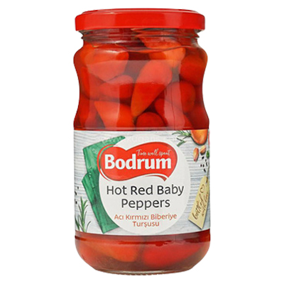 Bodrum Hot Red Baby Peppers