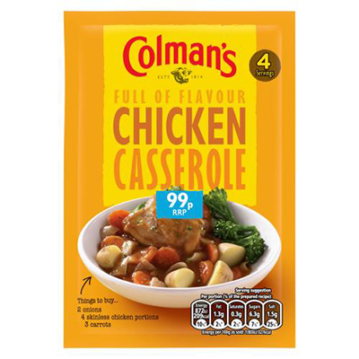 Colmans Chicken Casserole Recipe Mix