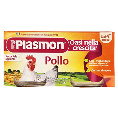 Plasmon Omogeneizzato Pollo Chicken Baby Food From 4 Months