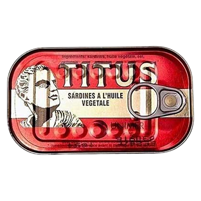 Titus Sardine In Sunflower Oil