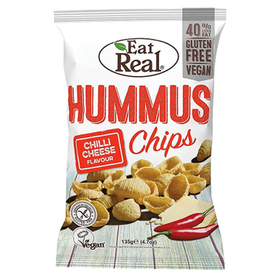 Eat Real Hummus Chips Chilli Cheese Flavour