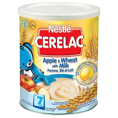 Nestle Cerelac Infant Cereal With Milk Apple & Wheat With Milk -