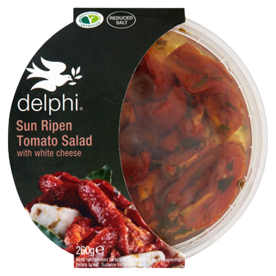 Delphi Sun Ripen Tomato Salad With White Cheese