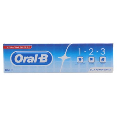 Oral B 1 2 3 Salt Power White Toothpaste